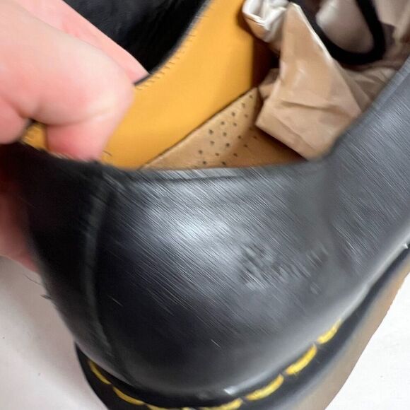 Vintage Dr Martens 1461 Men\'s Black Leather Oxfords Sneakers Size 12 Punk main image 10